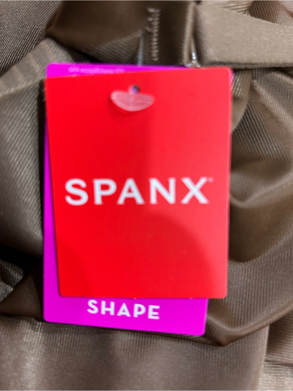 NWT SPANX Chestnut Brown Open Bust Midthigh Bodysuit Thinstincts2 2X - Picture 4 of 8